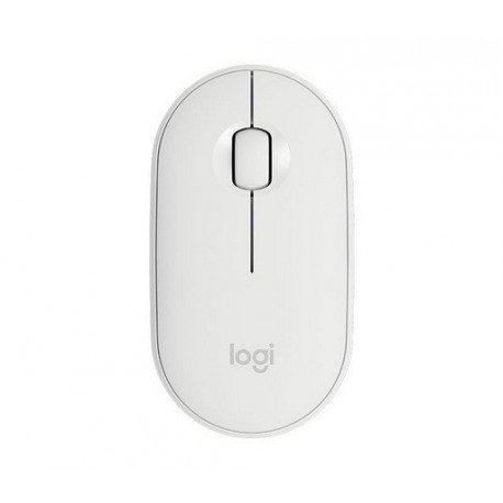 Miška brezžična Logitech Pebble M350, bela