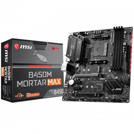 Matična plošča MSI B450M MORTAR MAX, DDR4 AM4 mATX