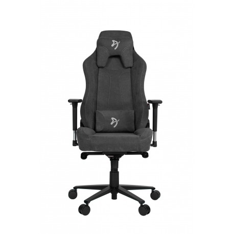Gaming stol Arozzi Vernazza, mehka tkanina, temno siv