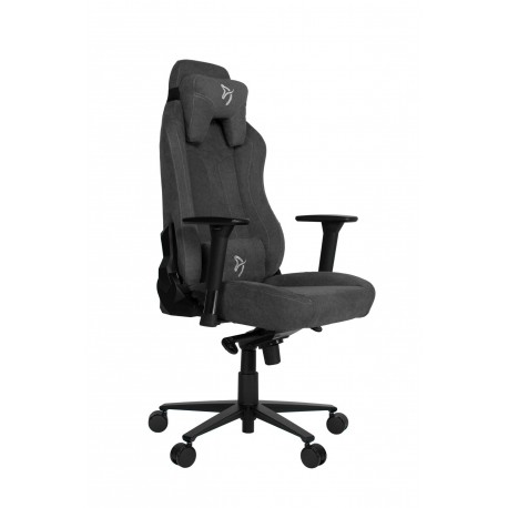 Gaming stol Arozzi Vernazza, mehka tkanina, temno siv