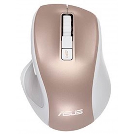 Miška brezžična ASUS MW202 Silent Wireless Mouse, roza / zlata