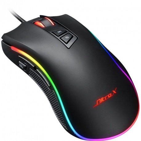 Miška USB Inter-Tech Nitrox GT-300+ RGB