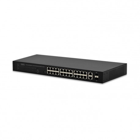 Stikalo (switch) 24 port 10/100 PoE Digitus Web Smart DN-95313