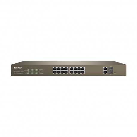 Stikalo (switch) 16 port 10/100 PoE Tenda Web Smart TEF1218P-16