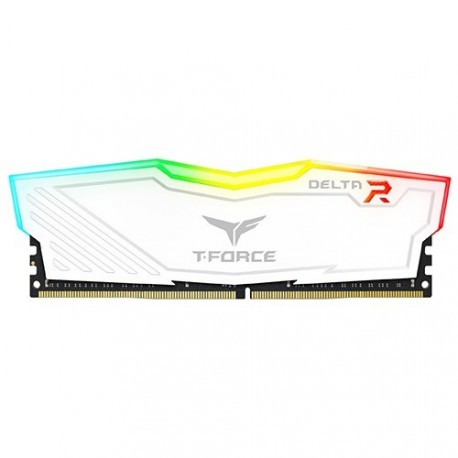 Pomnilnik DDR4 16GB (2x8GB) 3200 Teamgroup Delta RGB Beli, TF4D416G3200HC16CDC01