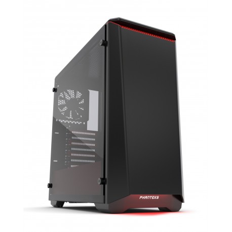 Ohišje ATX Phanteks ECLIPSE P400, črno rdeče