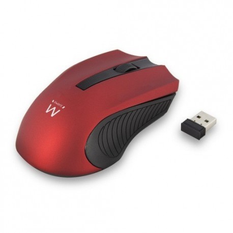 Miška Ewent Wireless Optical, rdeča