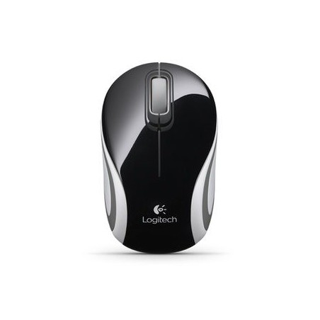 Miška za prenosnik brezžična optična Logitech M187 črna