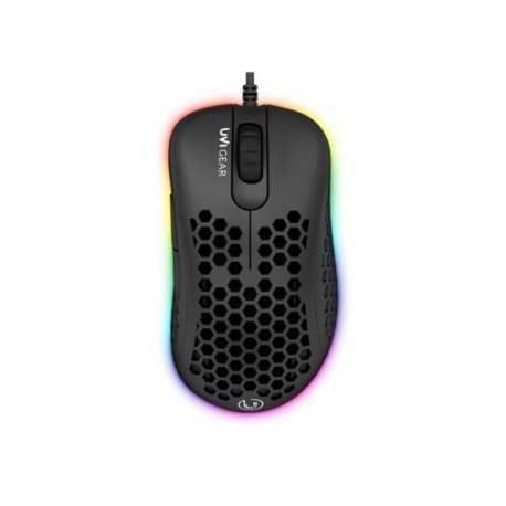 Miška UVI Gear LUST RGB, črna