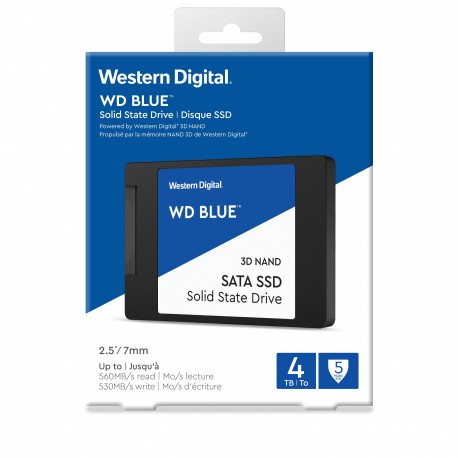 SSD disk 4TB SATA3 WD BLUE, WDS400T2B0A