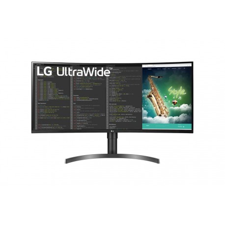 Monitor 35 LG 35WN75C-B, ukrivljen