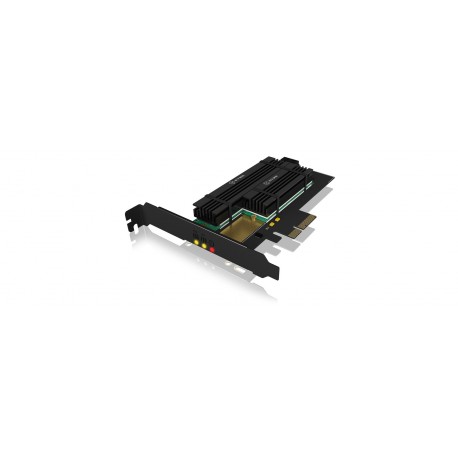 Icybox PCIe razširitvena kartica za 2x M.2 SSD-ja s hladilnikom