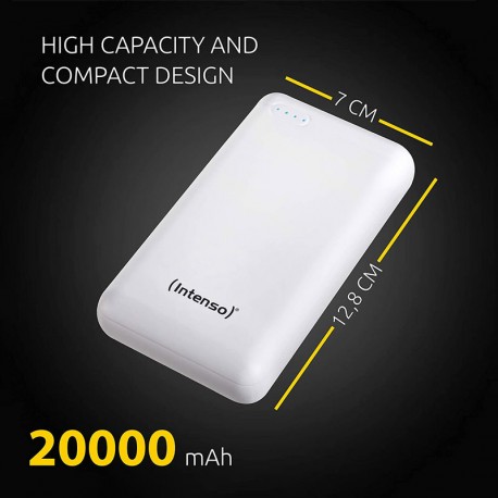 Prenosna baterija Powerbank INTENSO XS20000, bela