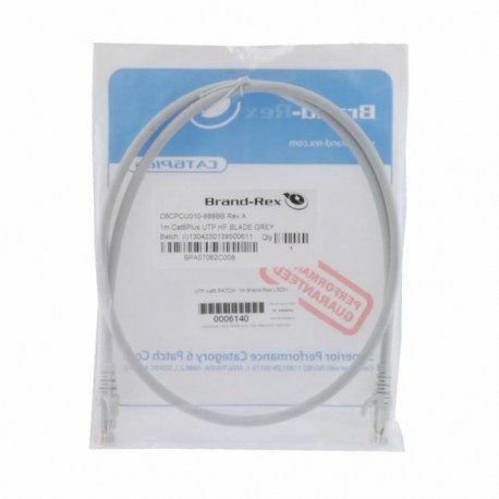 UTP CAT.6 patch 1m Leviton LSOH