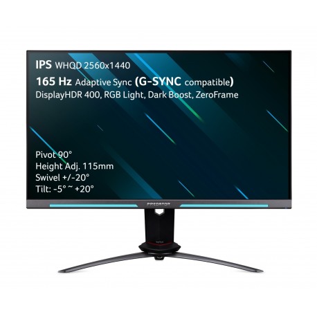 Monitor Acer Predator XB273UGSbmiiprzx