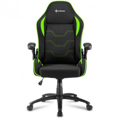 Gaming stol SHARKOON ELBRUS 1 črna/zelena