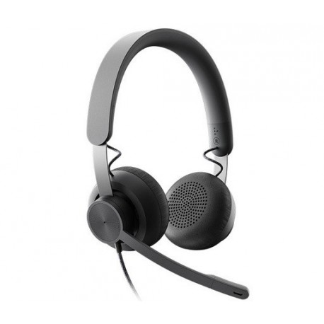 Slušalke Logitech Zone Wired UC, grafitne