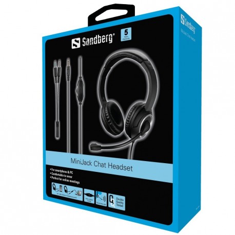 Slušalke Sandberg MiniJack Headset, 126-15