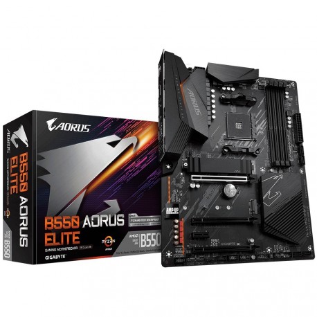 Matična plošča GIGABYTE B550 AORUS ELITE, DDR4, AM4, ATX