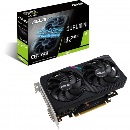 Grafična kartica ASUS GeForce GTX 1650 DUAL MINI 4GB, DUAL-GTX1650-O4GD6-MINI