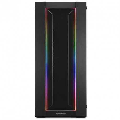 Ohišje ATX SHARKOON ELITE SHARK CA200M, RGB, okno, črno
