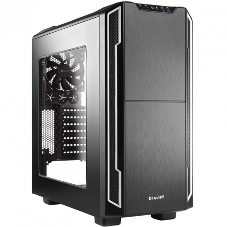 Ohišje ATX BE QUIET! SILENT BASE 600 (BGW07) midiATX okno črno/srebrno