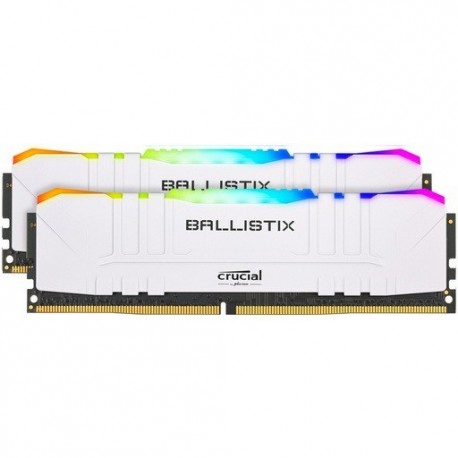 Pomnilnik DDR4 32GB (2x16GB) 3200 Crucial BX White RGB, BL2K16G32C16U4WL