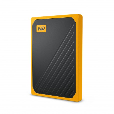 Zunanji disk SSD 500GB USB 3.0 WD My Passport Go, rumen, WDBMCG5000AYT-WESN