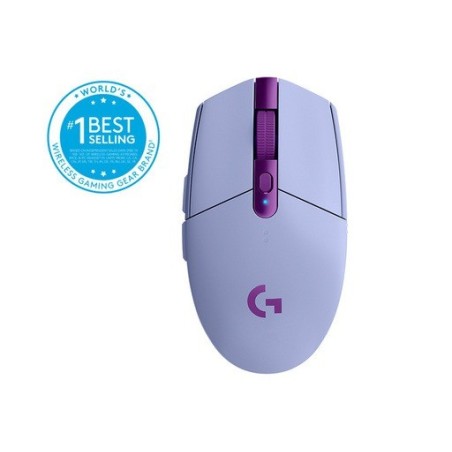 Miška Logitech G305 LIGHTSPEED Wireless Gaming, vijolična