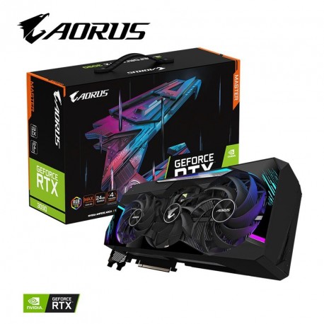 Grafična kartica GIGABYTE RTX 3090 MASTER 24GB, GV-N3090AORUS M-24GD