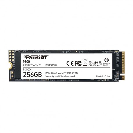 SSD disk 256GB NVMe Patriot P300, P300P256GM28
