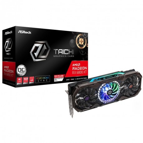 Grafična kartica ASROCK Radeon RX 6800 XT Taichi X 16GB, RX6800XT TCX 16GO