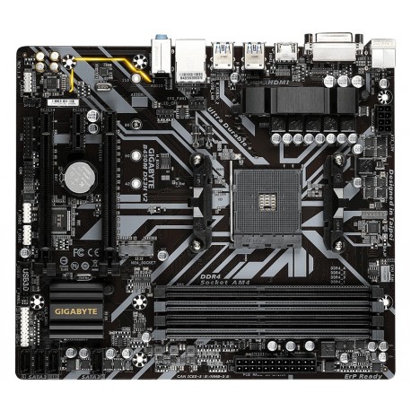Matična plošča GIGABYTE B450M DS3H V2, DDR4, AM4, mATX