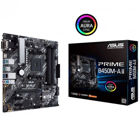 Matična plošča ASUS PRIME B450M-A II, AM4, mATX, DDR4