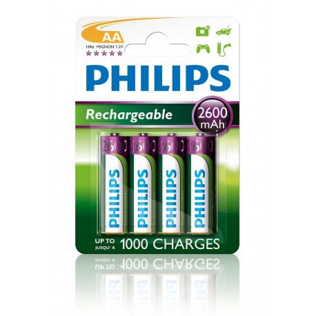 PHILIPS BATERIJA AA - POLNILNA BLISTER 4 KOS (HR06)