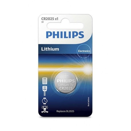 PHILIPS baterija CR2025, 3V, CR2025/01B
