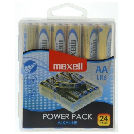 MAXELL Baterija AA (LR6), 24 kos, alkalne pvc pakiranje