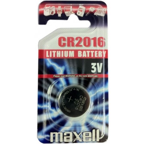 MAXELL Baterija CR2016, 1 kos