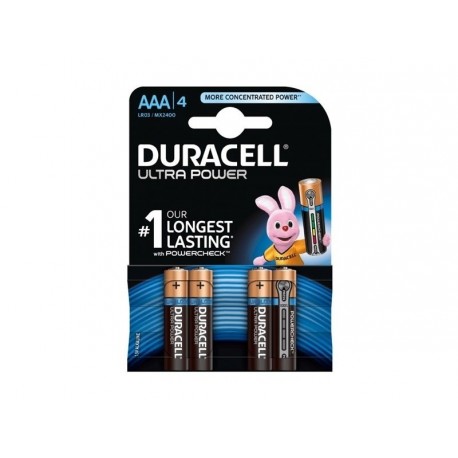 Alkalne baterije Duracell Ultra Power MX2400B4 AAA (4kos)