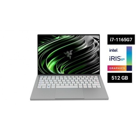 Prenosnik 13.4 Razer Book 13 UHD Touch, i7-1165G7, Iris Xe, 16GB, SSD 512GB
