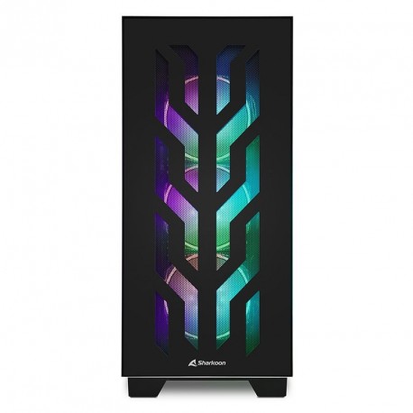 Ohišje ATX SHARKOON ELITE SHARK CA300T RGB, okno, črno