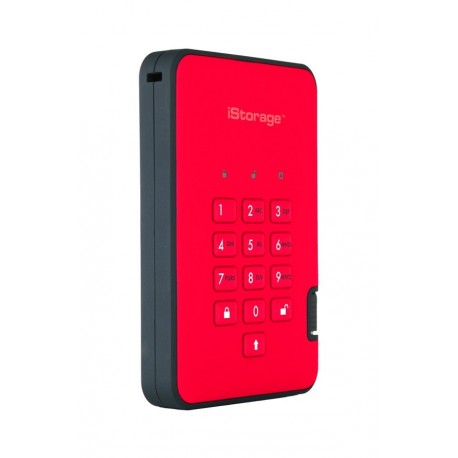 iStorage diskAshur2 256-bit 2TB - Red