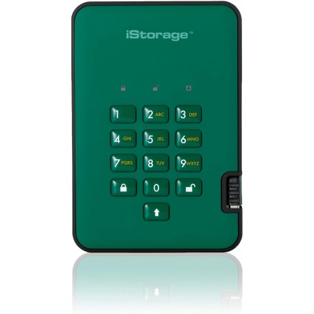 iStorage diskAshur2 SSD 256-bit 128GB - Green