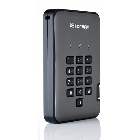 iStorage diskAshur Pro2 SSD 256-bit 256GB - Classified - Graphite