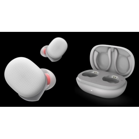 Slušalke Amazfit PowerBuds s senzorjem za srčni utrip, bele