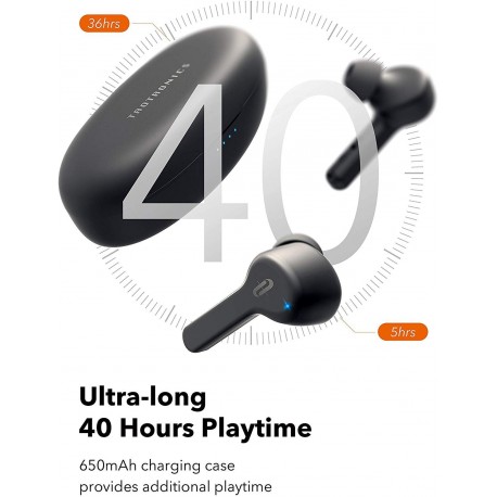 Slušalke TaoTronics SoundLiberty 53 TWS TT-BH053, črne