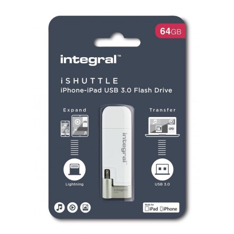 USB ključek 128GB Integral iShuttle, INFD128GBISHUTTLE