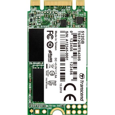 SSD disk 512GB M.2 SATA3 Transcend TS512GMTS430S