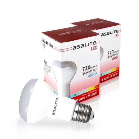 LED sijalka (žarnica) ASALITE LED sijalka E27 R63 10W 3000K 720lm, ASAL0066