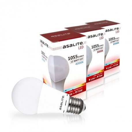 LED sijalka (žarnica) ASALITE LED sijalka E27 12W 6500K 1055lm, ASAL0106